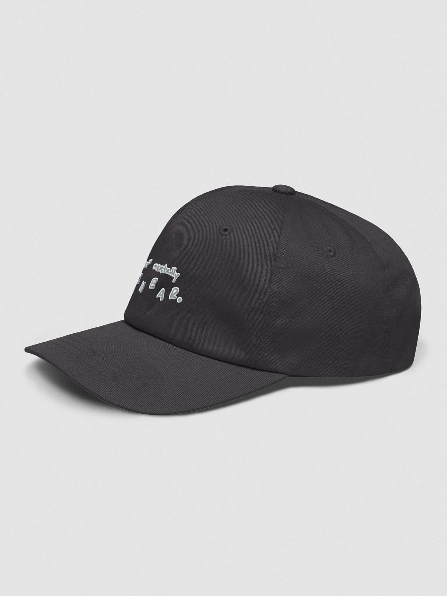 *not* mentally linear. (grey + white lined design) classic dad hat product image (19)