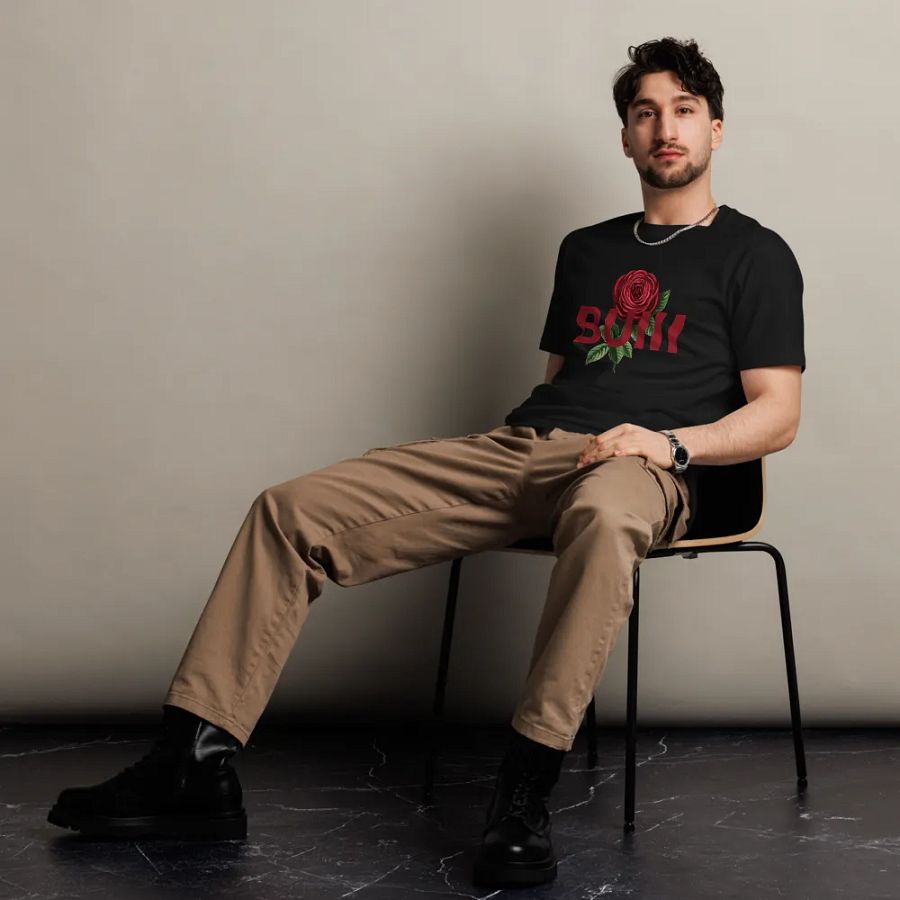 BUIII Logo Rose T-shirt product image (9)