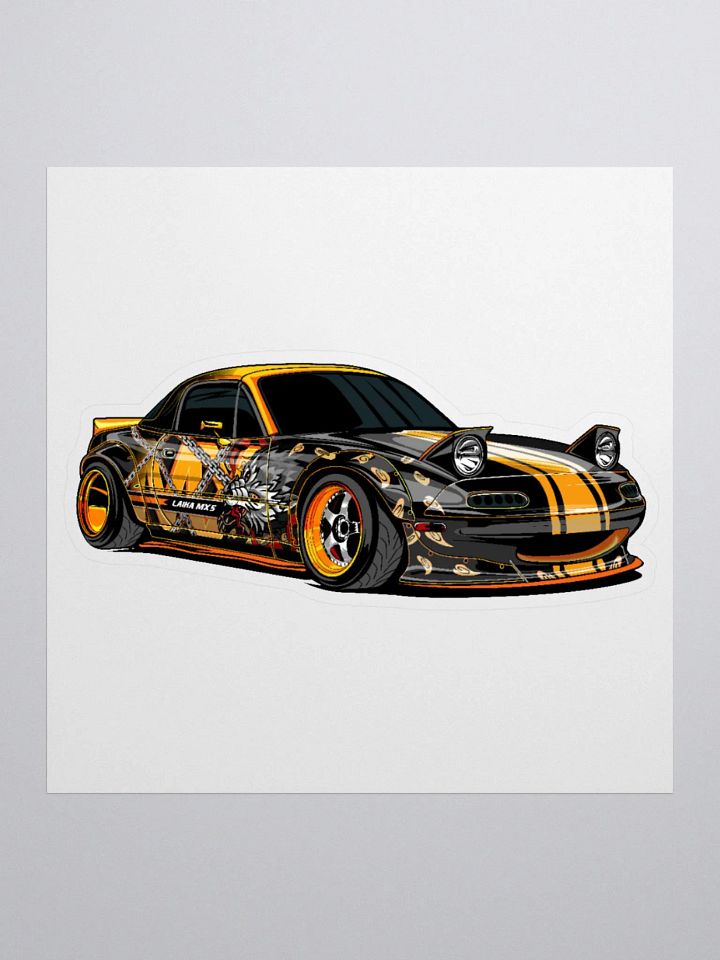 MX5 Mazda Miata Laika Beast Sticker product image (1)
