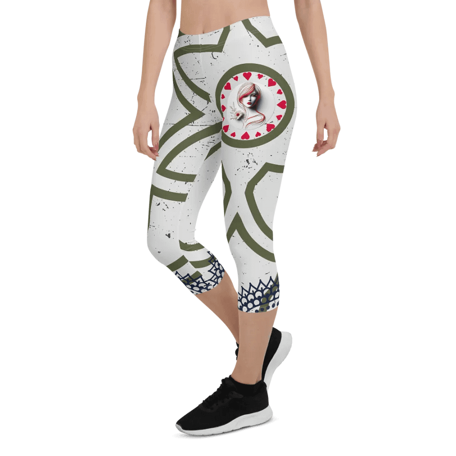 Copy of Sublicolor 301C All-Over Print Capri Leggings – Style Meets Comfort! 🎨👖 product image (5)