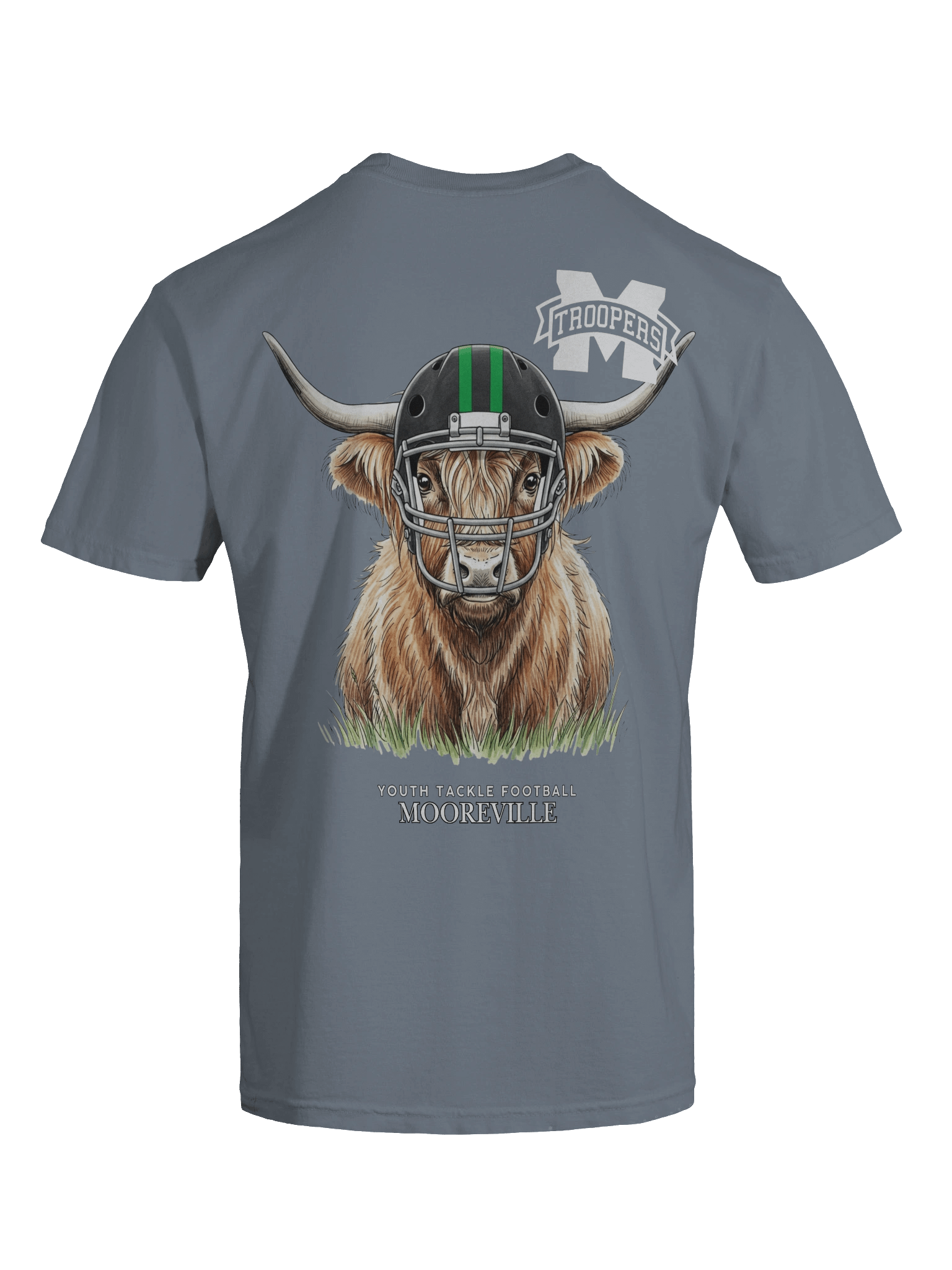 Proud Trooper Highland Cow T-Shirt product image (9)