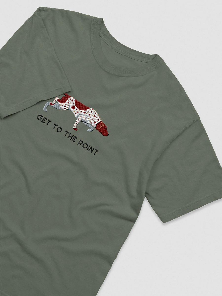 Get to the Point T-Shirt(Embroidered) of a German Shorthaired Pointer product image (11)