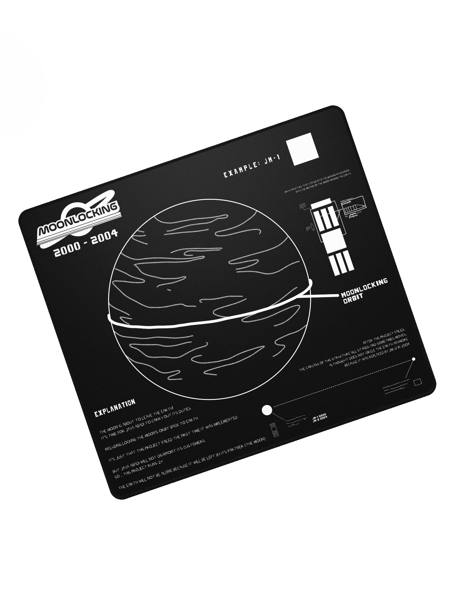 DESKMAT | MOONLOCKING (BLACK EDITION) product image (1)