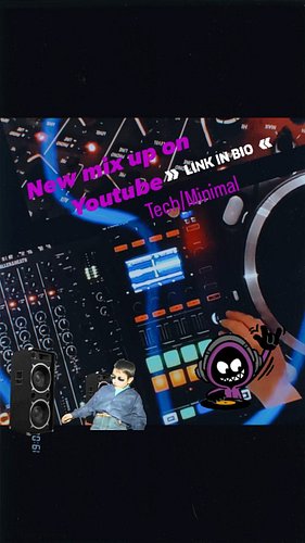 New mix up on YT, link in bio! Tech and minimal for your pleasure🎧🥁🎵🪇