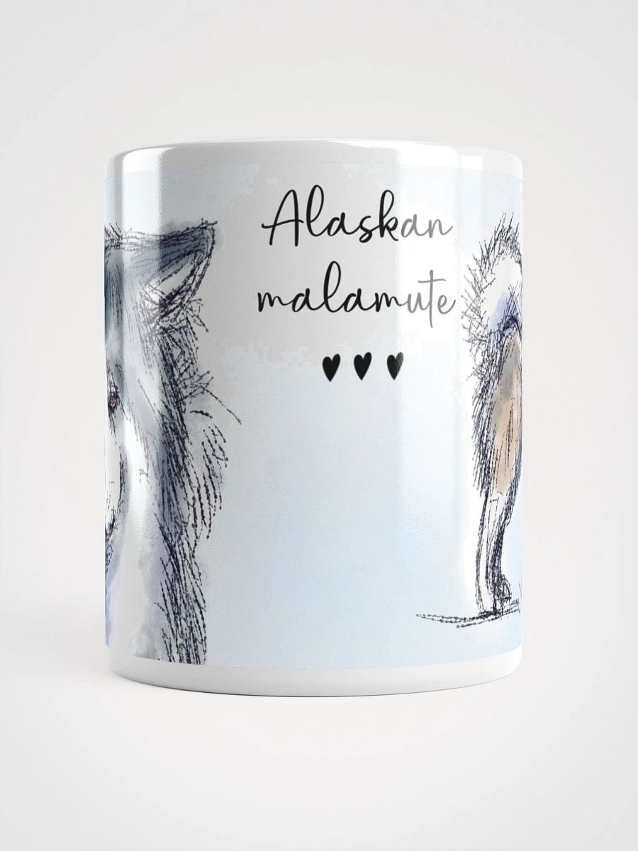 Malamute Love White Glossy Mug product image (15)