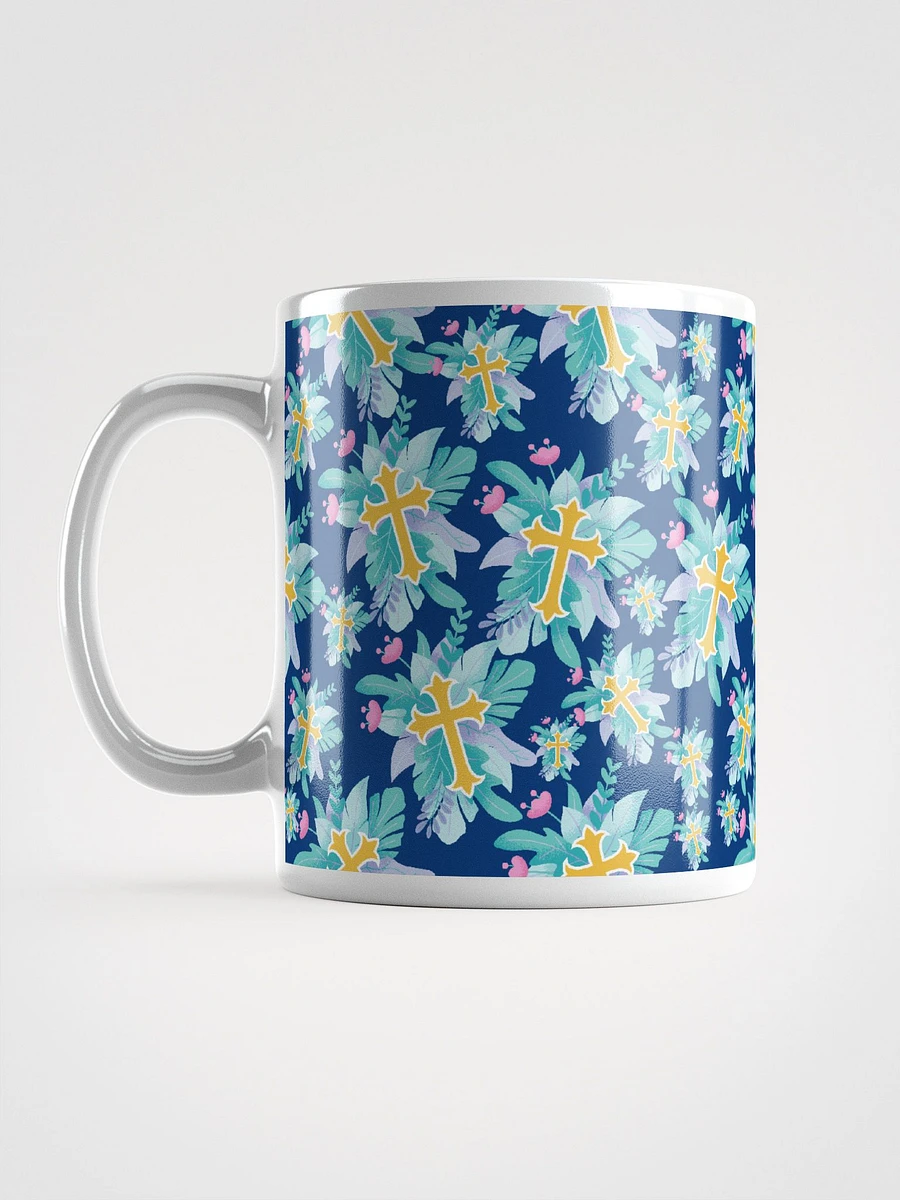 Floral Cross Patterned Mug product image (6)