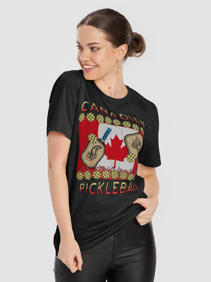 Canadian Flag Pickleball Vintage Tee product image (11)