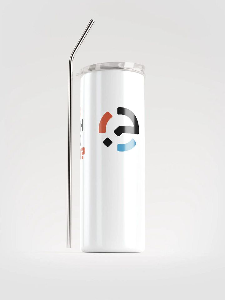 Q&A Tumbler White - Yea God Hath Said product image (1)