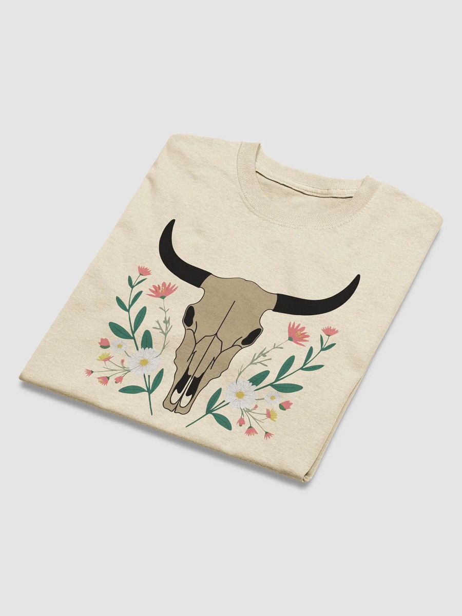 Bull Skull Western Graphic Tee For Women product image (24)