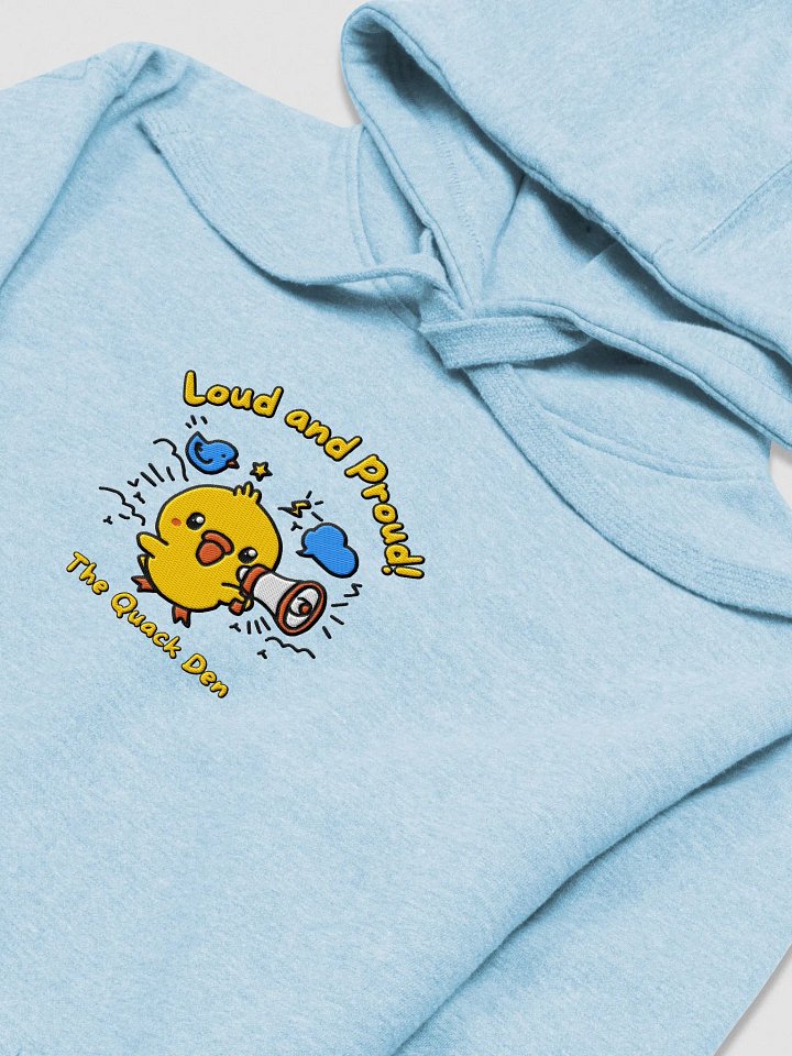 Embroided LOUD AND PROUD Hoodie (Large Logo) product image (26)