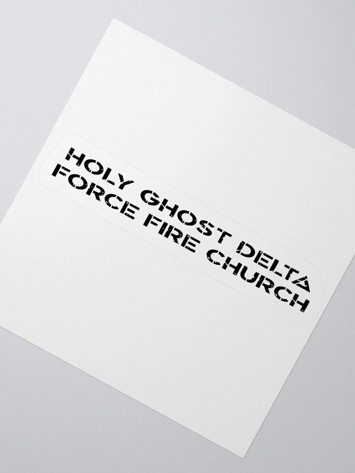 HGDF FIRE CHURCH sticker product image (6)
