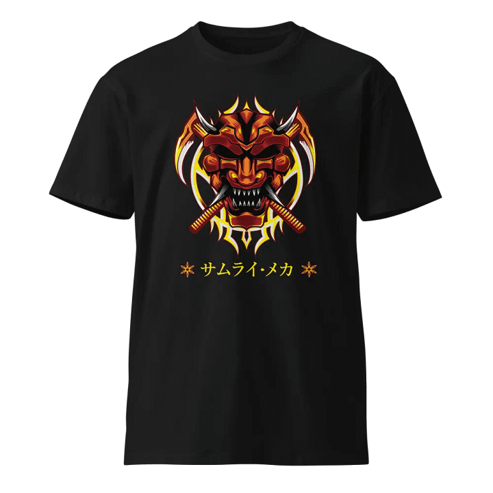 Demon Oni Mask Samurai T-Shirt product image (1)