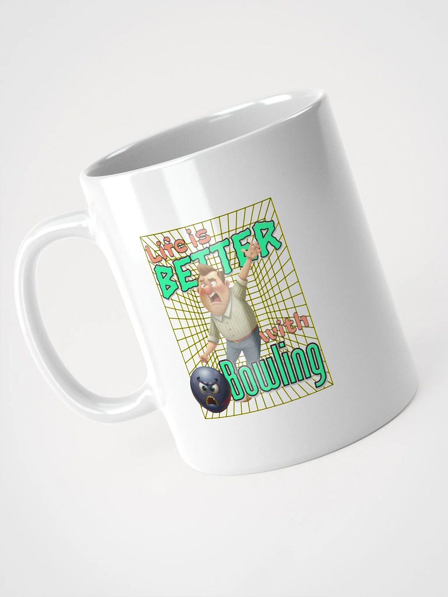 Life Is Better With Bowling Glossy White Mug product image (2)
