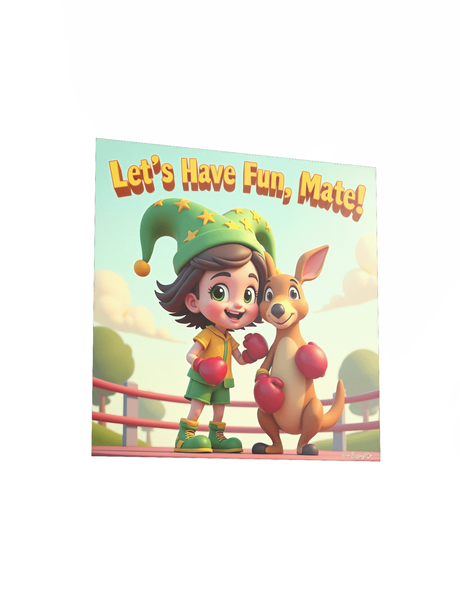 JessyJesty “Kanga Kick!” Enhanced Matte Poster – Aussie Energy for Curious Kids! product image (14)