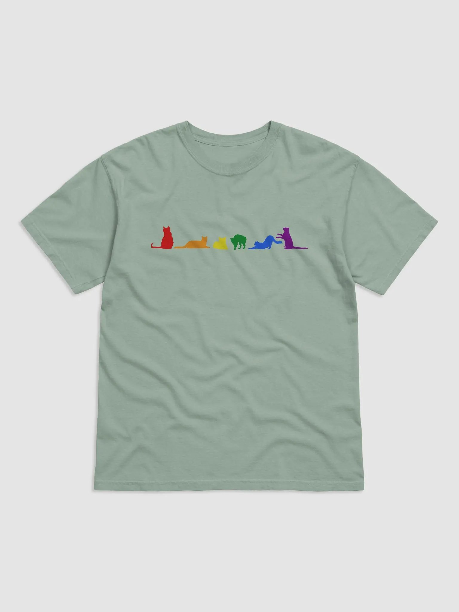 Rainbow Pride Cats Men's Shirt product image (2)