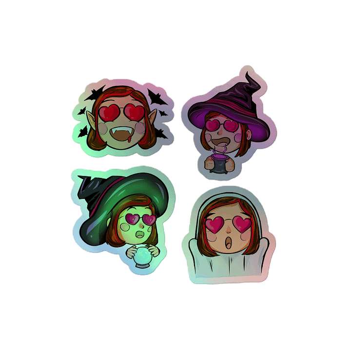 Human1 x Halloween || Holo Kiss-Cut Stickers product image (1)