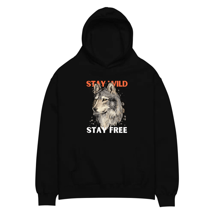 Wild Wolf Unisex Oversized Hoodie product image (2)