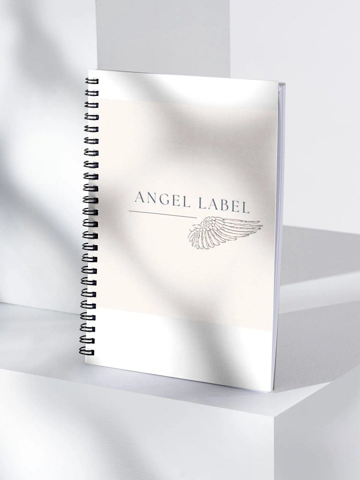 Angel Label Spiral Notebook product image (2)