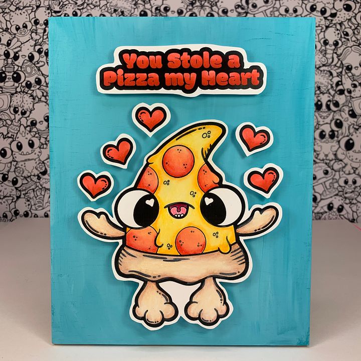 Pizza Valentine's Day Canvas product image (1)