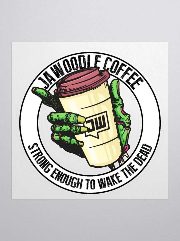 JaWoodle Coffee Full Sticker product image (2)