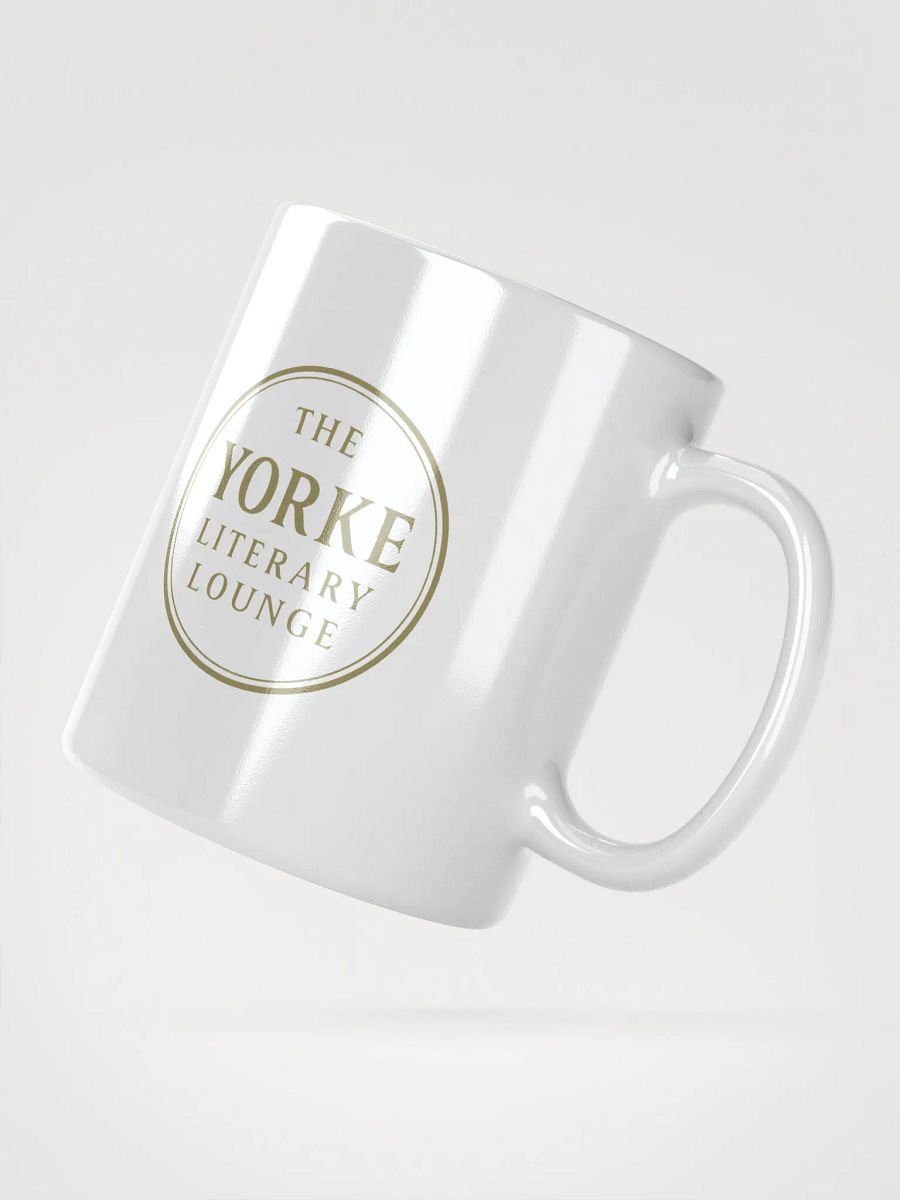 The Yorke Literary Lounge Ceramic Mug White product image (2)