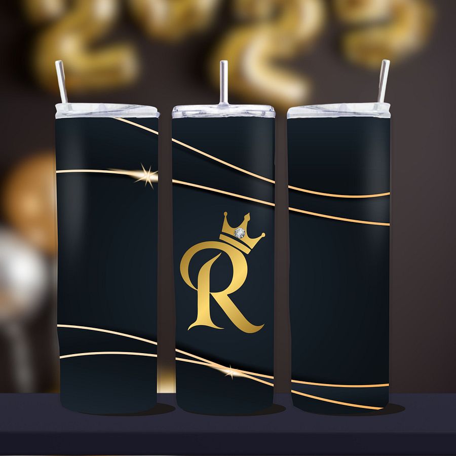 Royal Black Skinny Tumbler Wrap product image (1)
