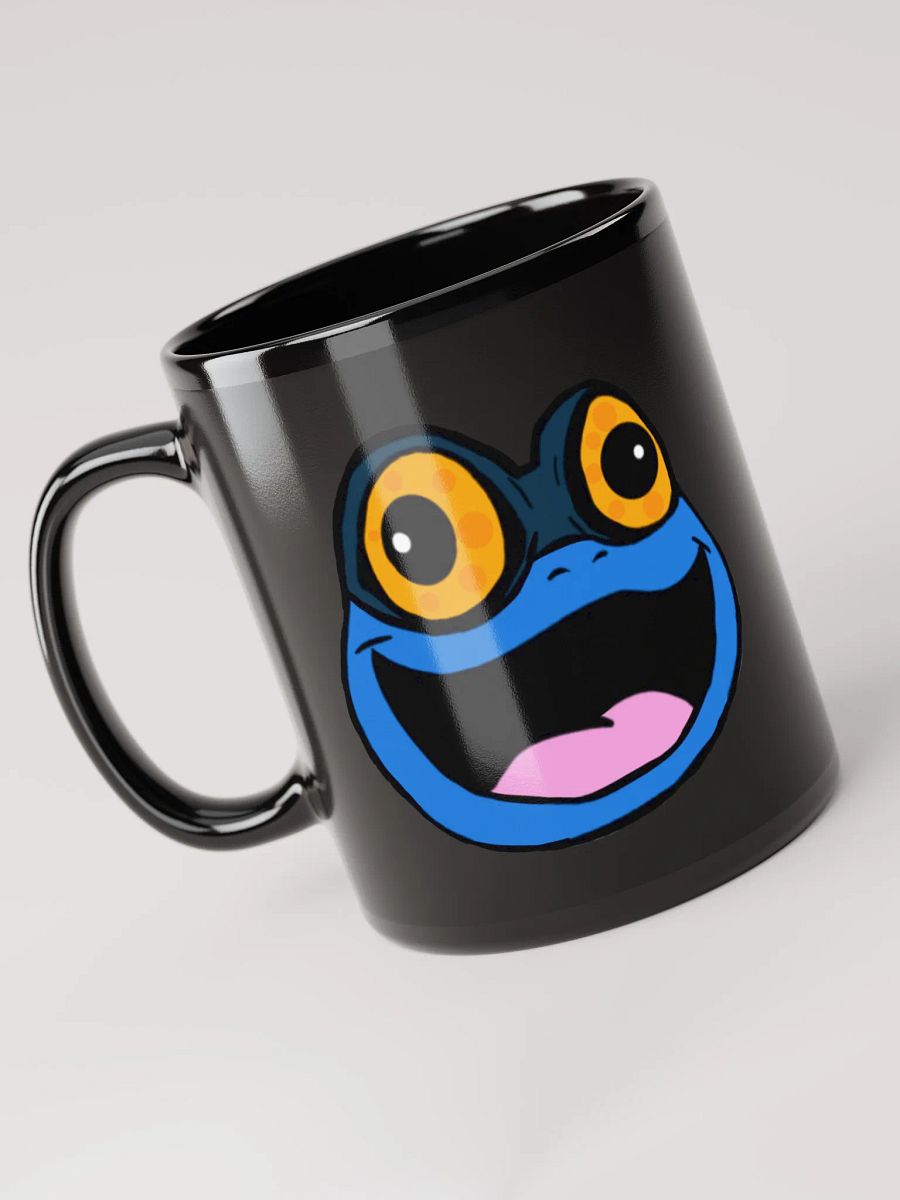 Fabulous Frogman Logo + Meme Face Black Mug product image (5)