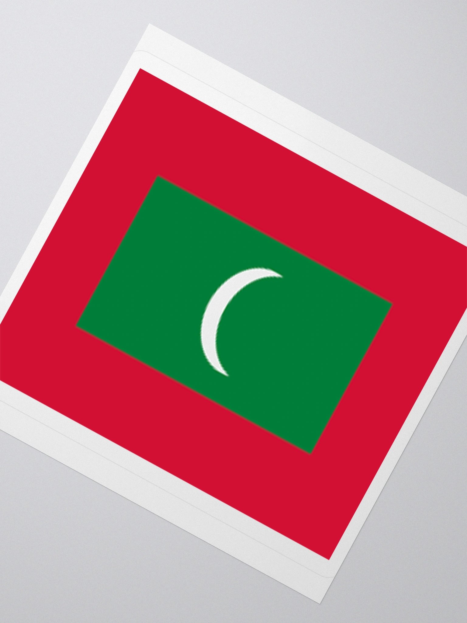 Maldives National Flag Sticker - Premium Vinyl Travel Souvenir product image (5)
