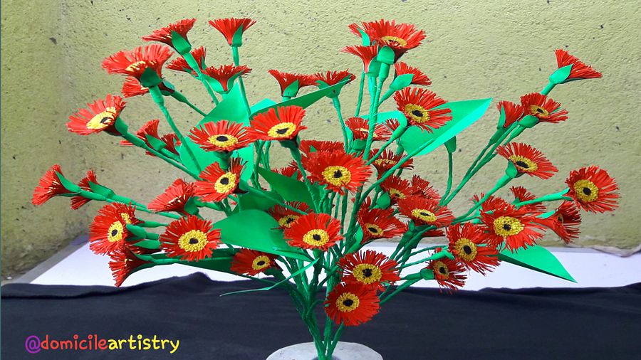red paper flowers product image (3)