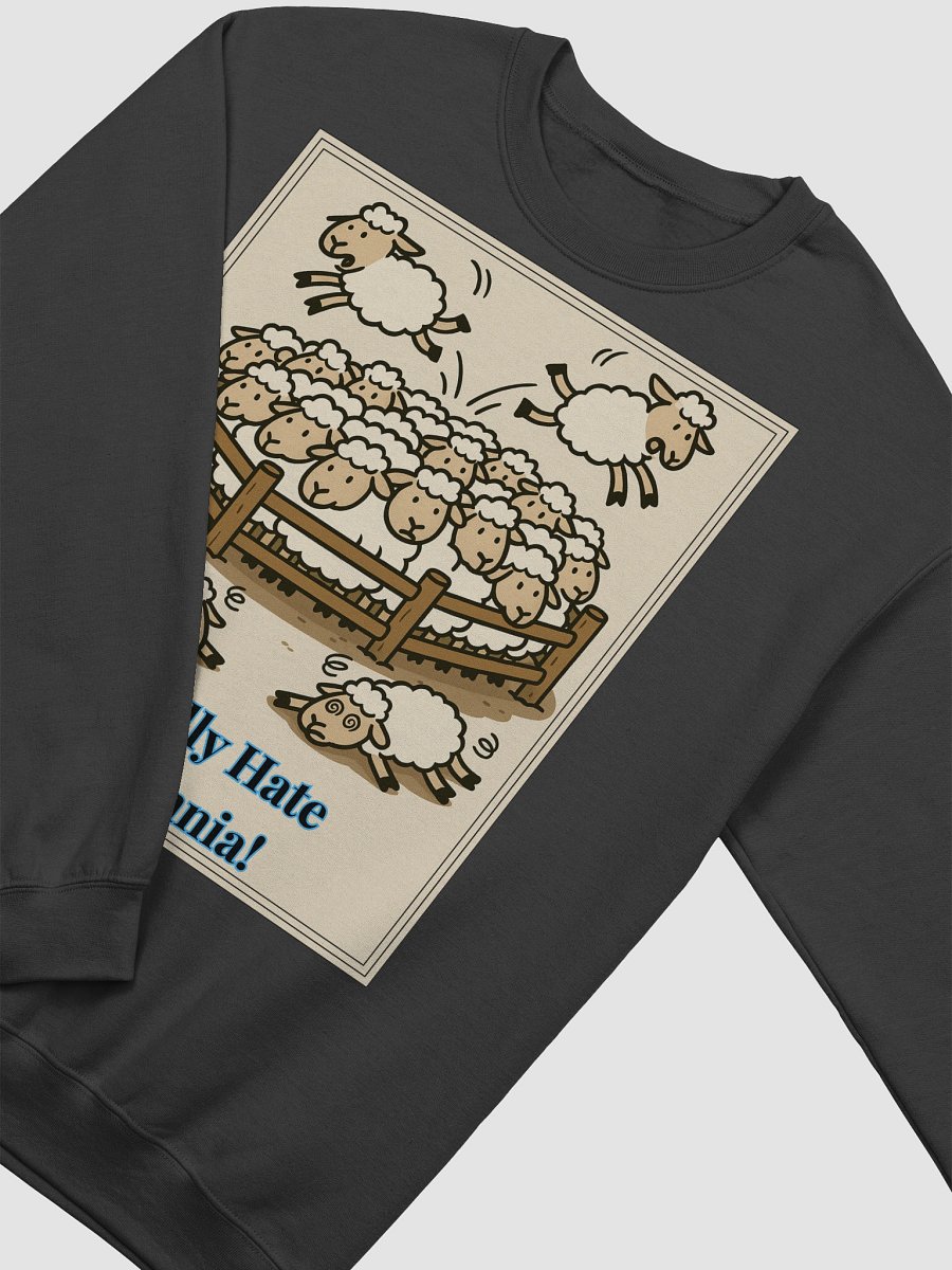 I Really Hate Insomnia (Both) Gildan Classic Crewneck Sweatshirt Dark Colors product image (20)