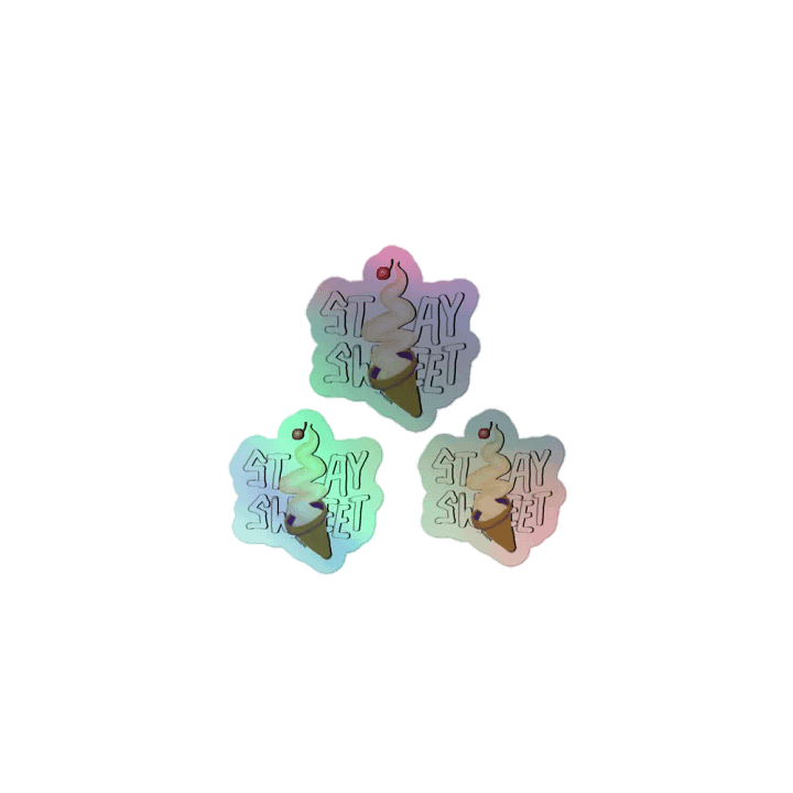 Stay Sweet Holographic Sticker Pack product image (1)