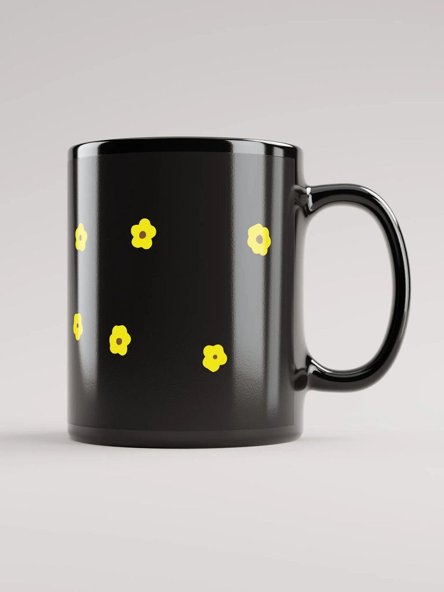 SMALL FLOWERS YELLOW BEAUTIFUL COLORS CONTRAST SHINY MUG product image (1)