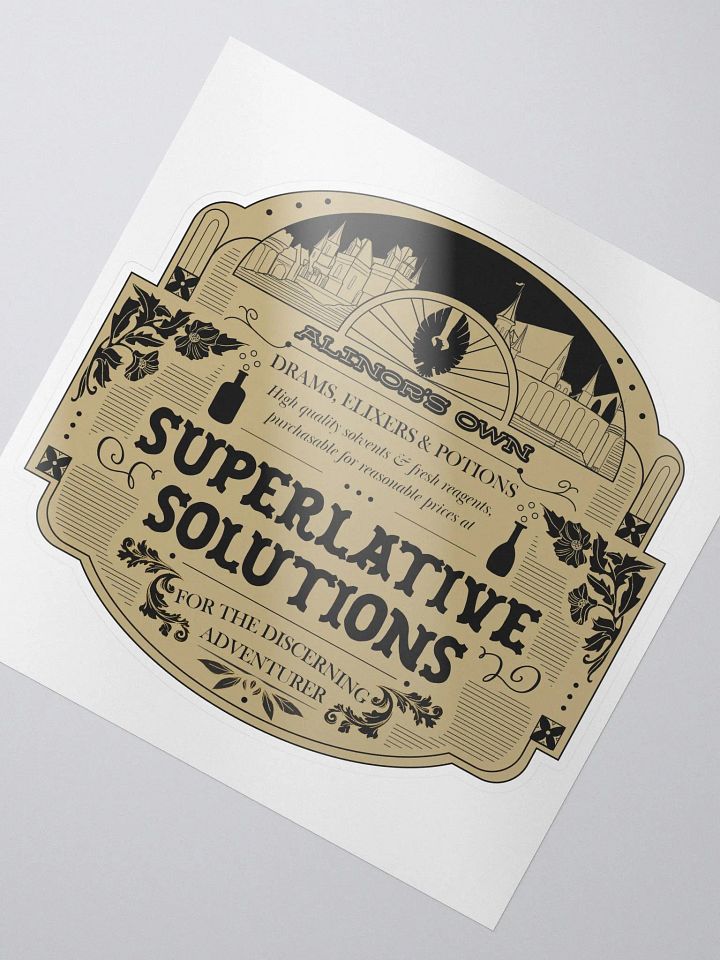 Alinor Apothecary Vintage Label Sticker product image (2)