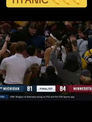 Gopher Basketball takes down 20th ranked Michigan! #minnesotagophers #collegebasketball 