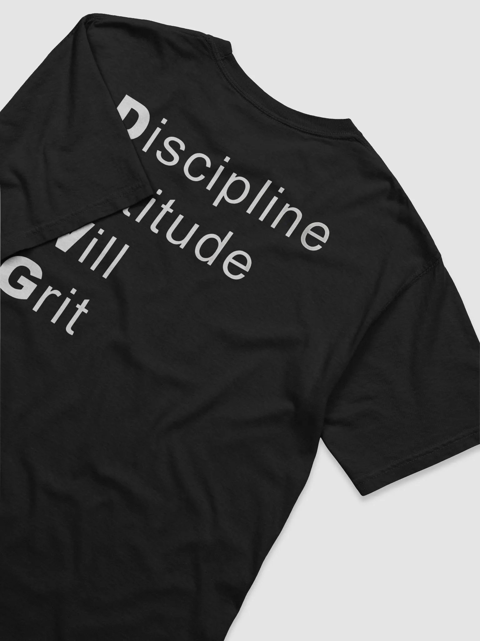 Discipline Attitude Will Grit shirt product image (8)
