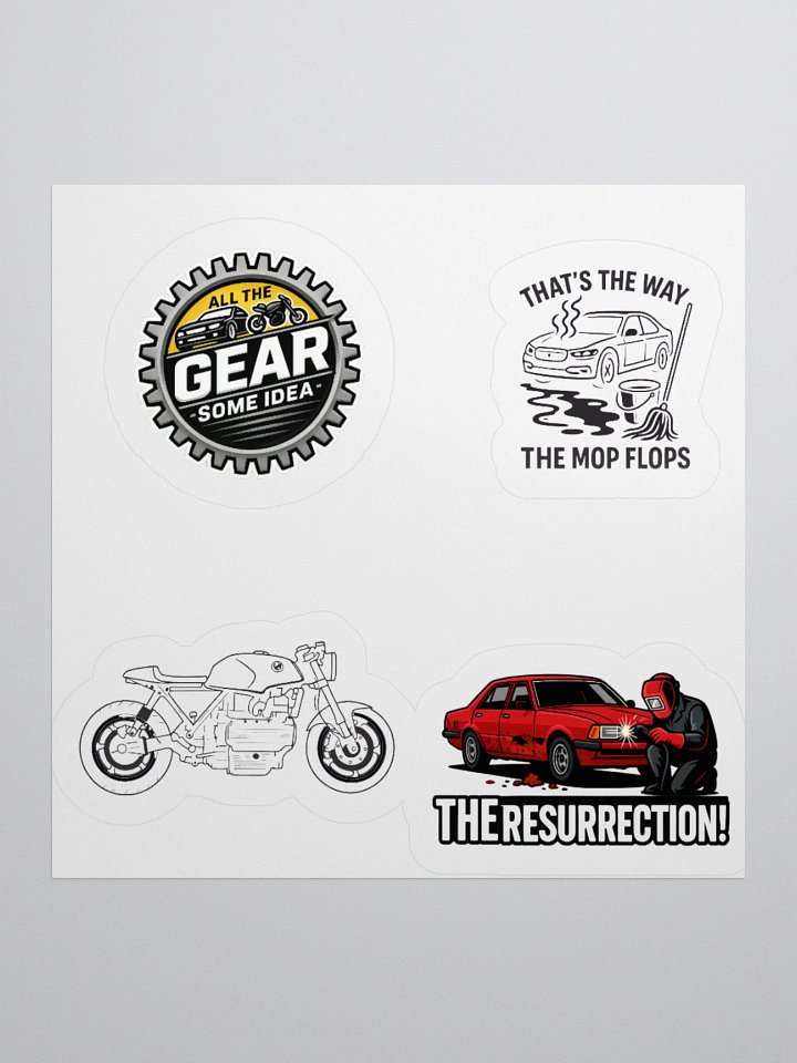 All The Gear Some Idea Sticker Kit product image (1)