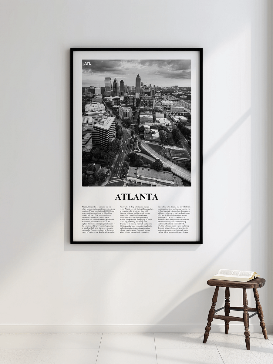 Atlanta 02 Newspaper Poster product image (2)