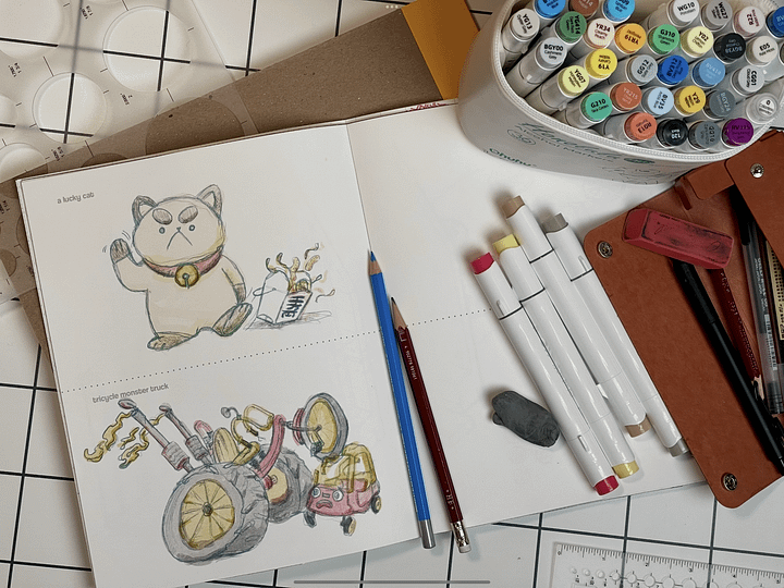 Unruly Sketch Prompts - Digital Download product image (1)