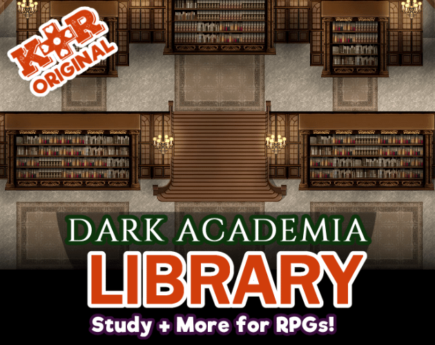 SAMPLE MAPS: Dark Academia Study and Library product image (1)
