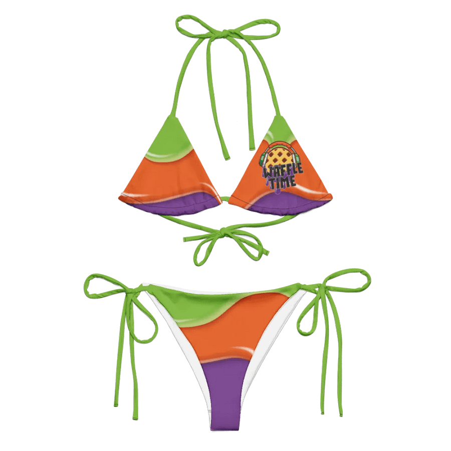 Waffle Time Drippy String Bikini product image (2)