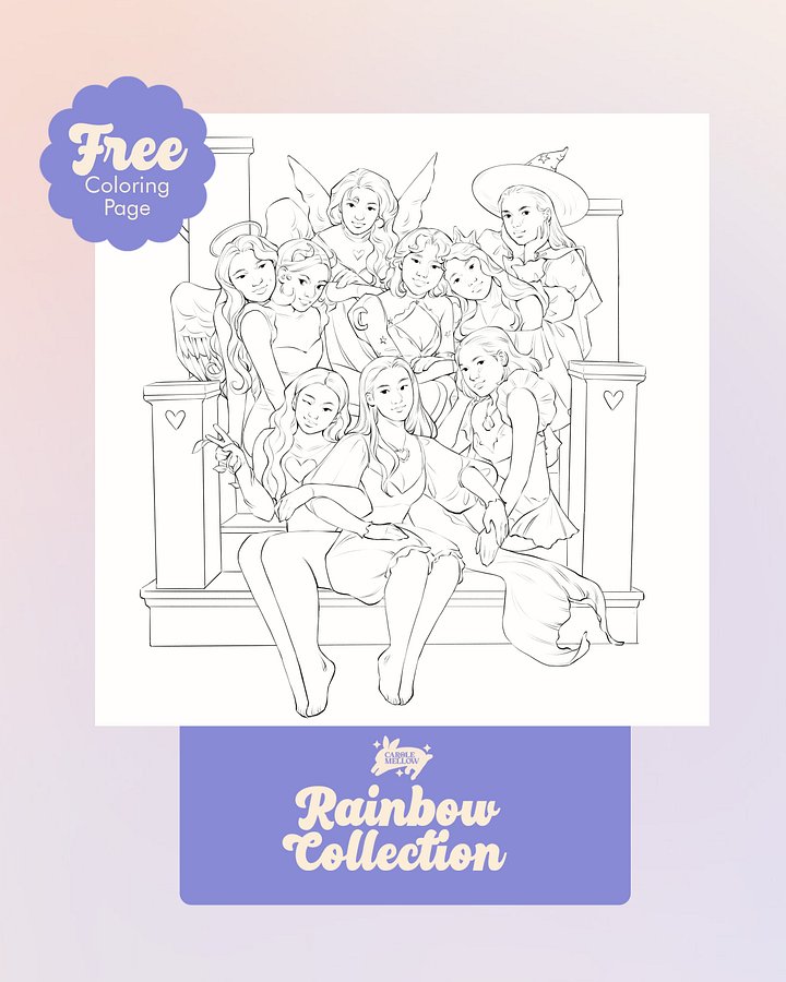 Coloring Page | Rainbow Collection product image (2)
