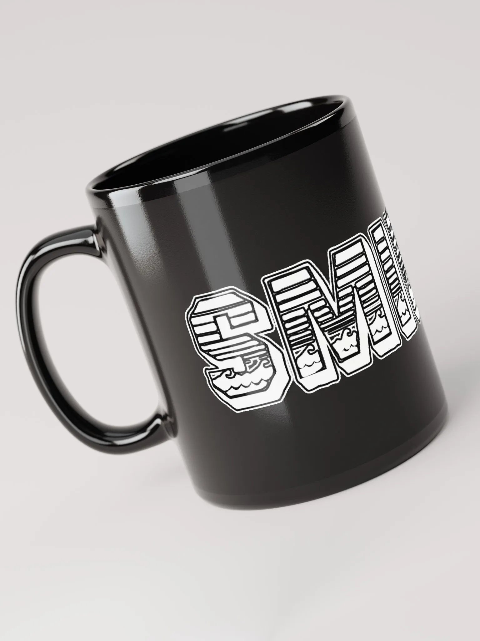 BEACH VIBES WHITE SMILEEY - COFFEE MUG product image (3)