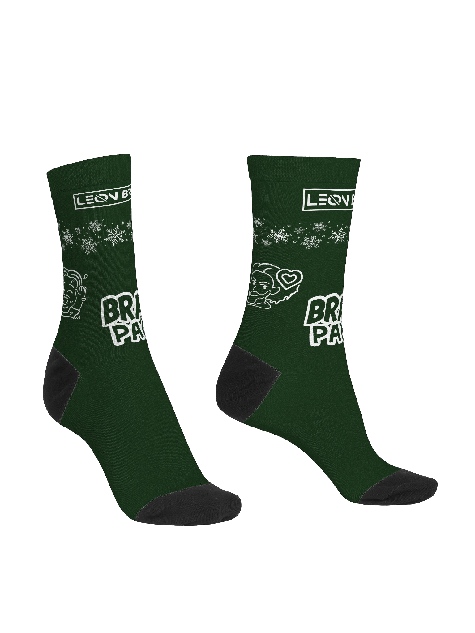 Merry Emotes Socks - green product image (3)