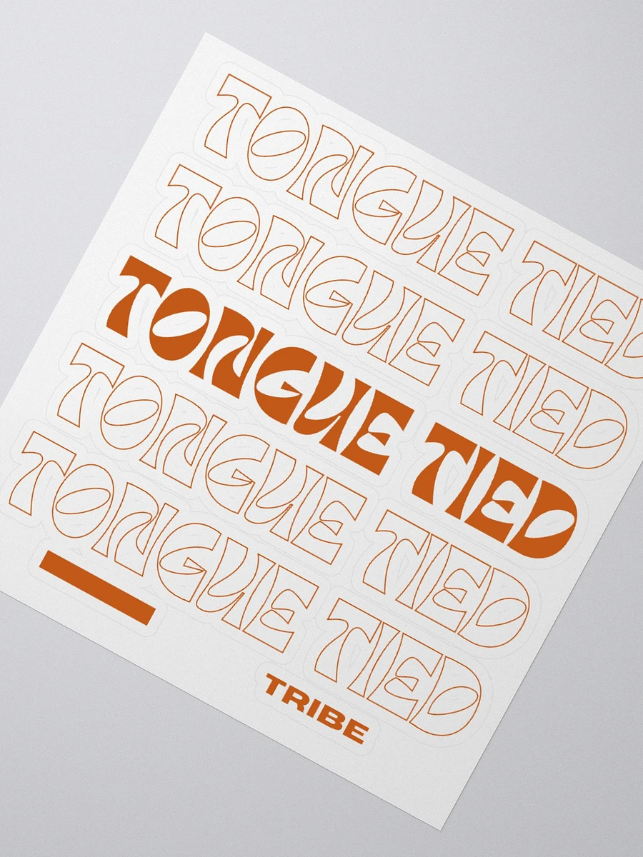 Thank you Tongue Tied Stickers product image (2)