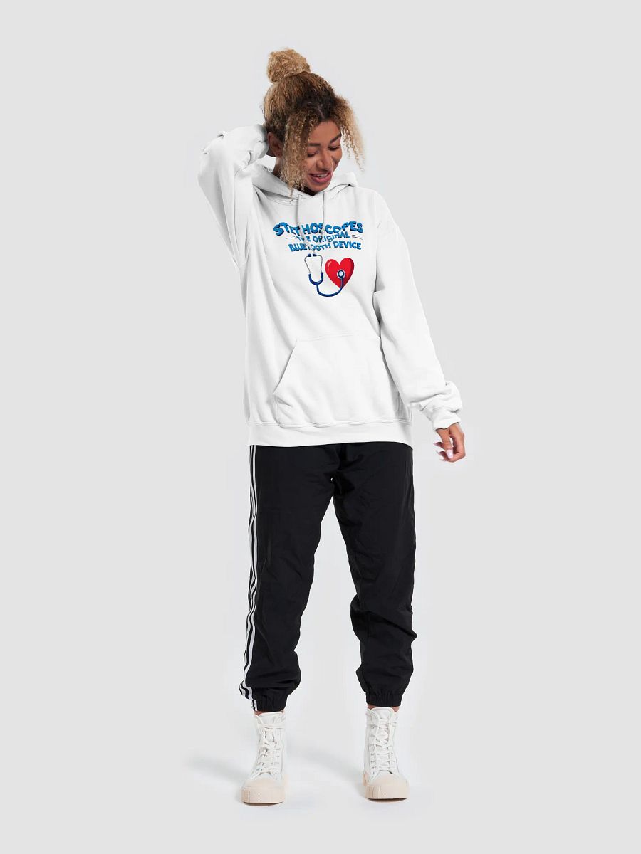 Heartbeat Stethoscope Bluetooth Hoodie product image (41)