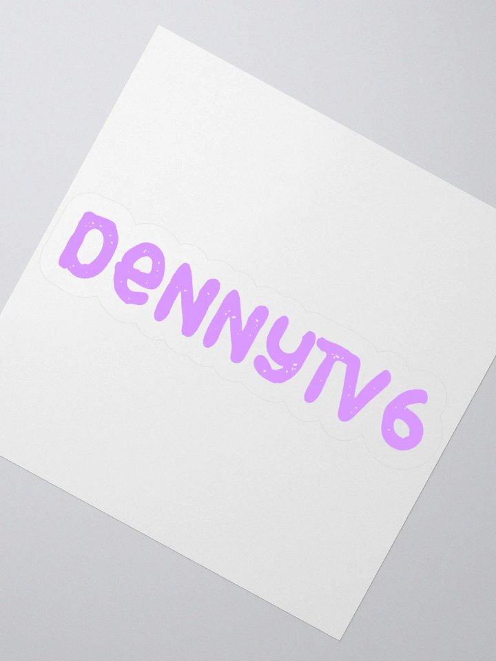 DENNYTV6 Signature Cut Stickers product image (3)