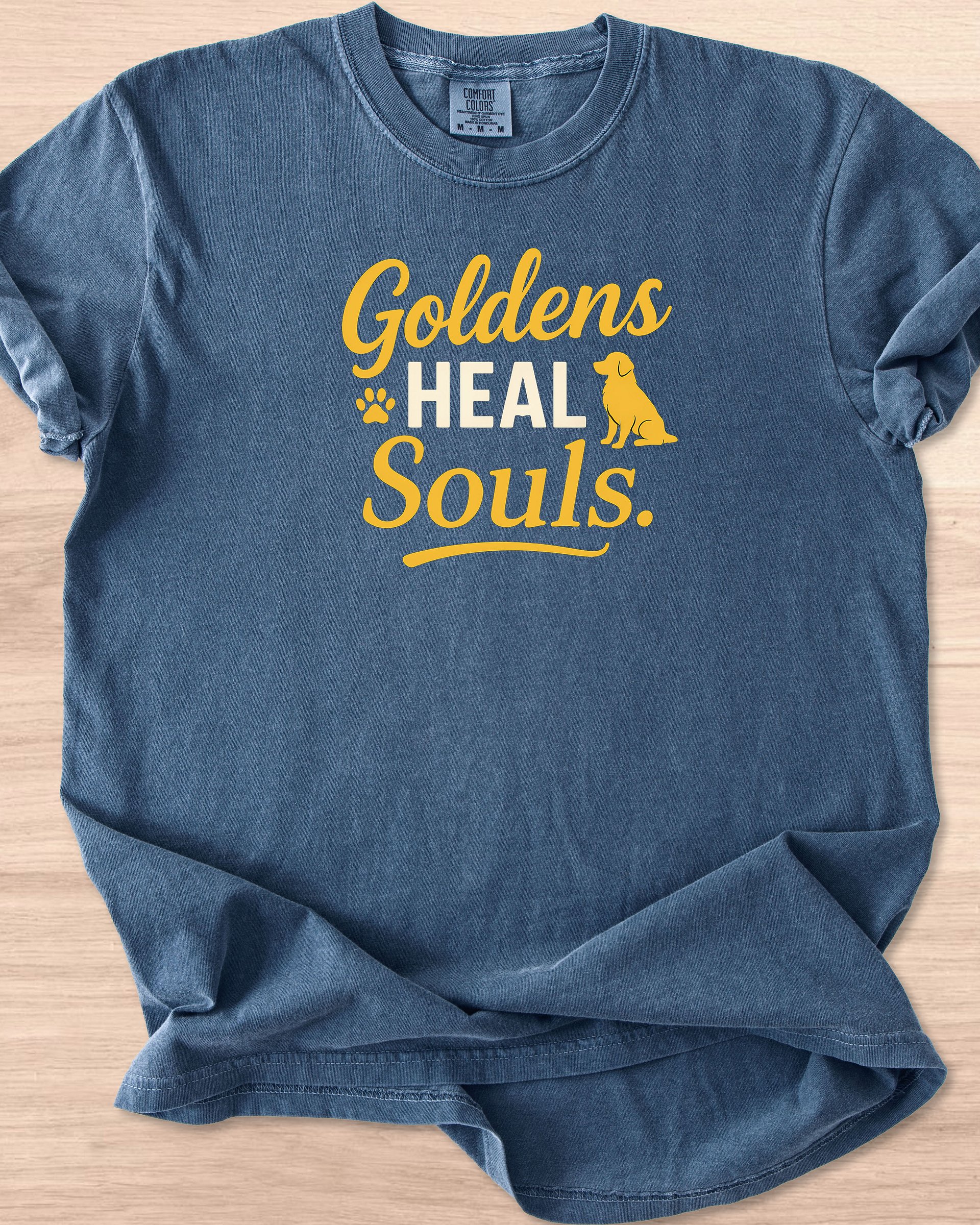 Goldens Heal Souls (Golden Retriever) Tee product image (30)