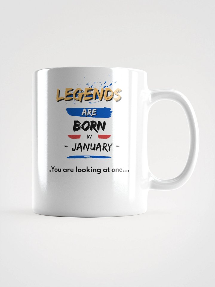 LEGENDS ARE BORN in January Mug product image (2)