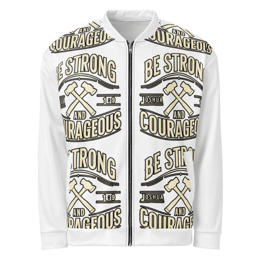 Be Strong and Courageous Bomber Jacket product image (2)