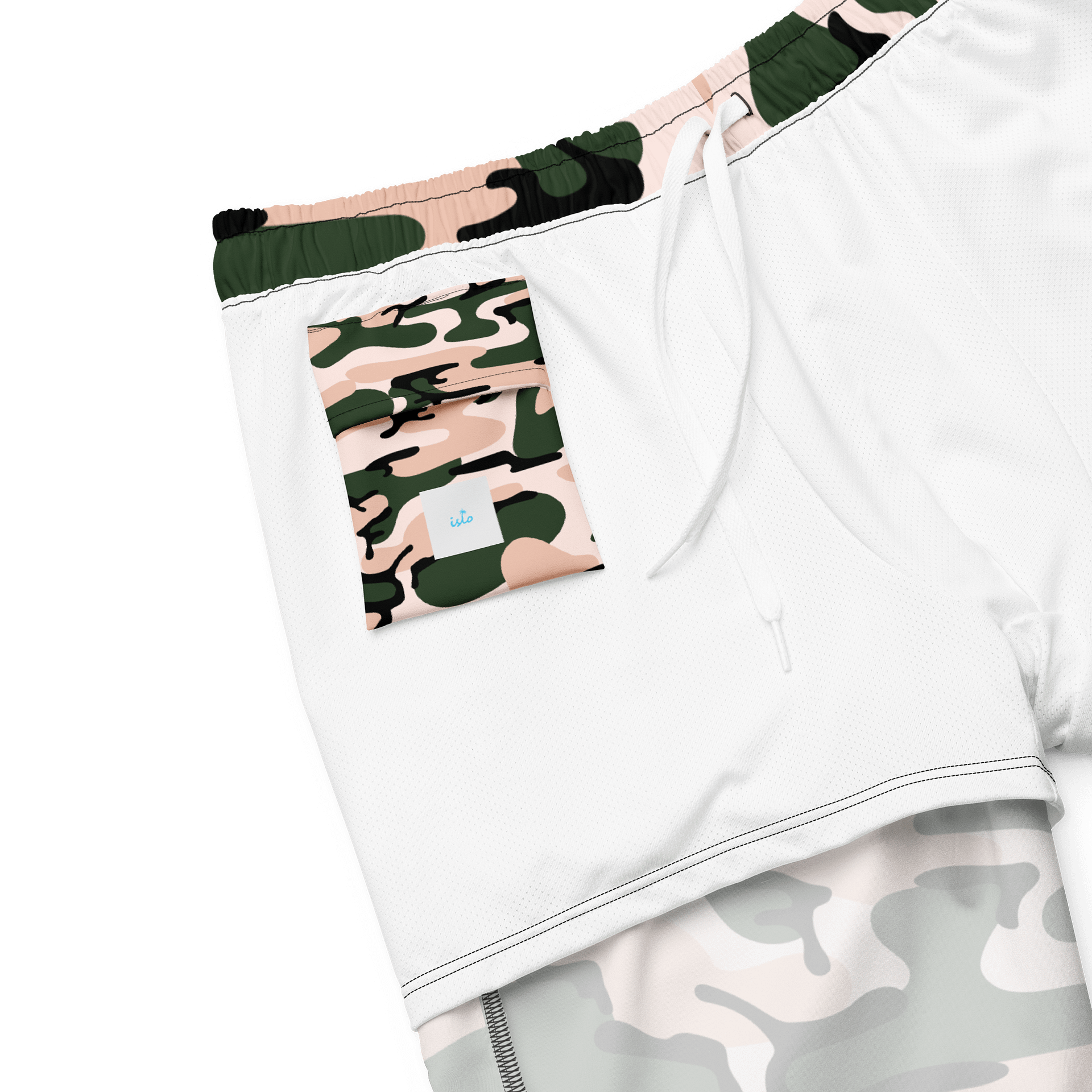 Camo Comfort Swim Trunks product image (6)